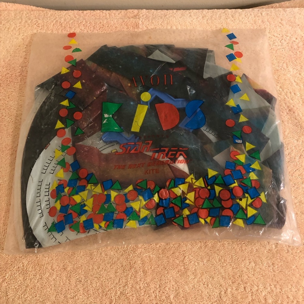 Vintage 1994 Avon Star Trek The Next Generation Kite NOS